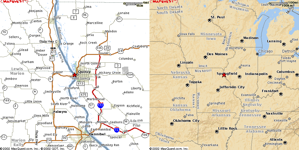 Map Of Quincy