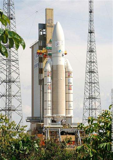 pictures of space rockets. the Ariane- 5 space rocket
