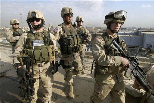 Pentagon sent the U.S. troops to Iraq