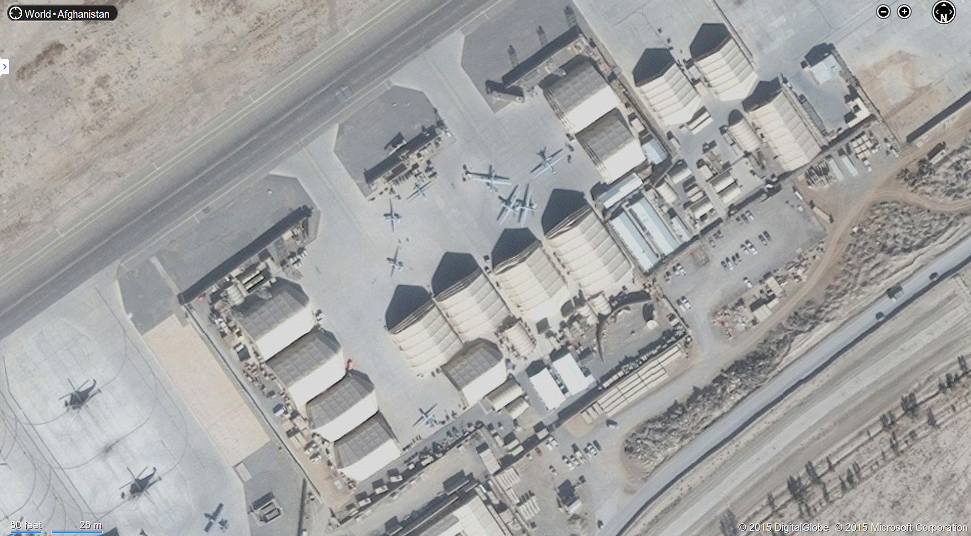 kandahar air base map