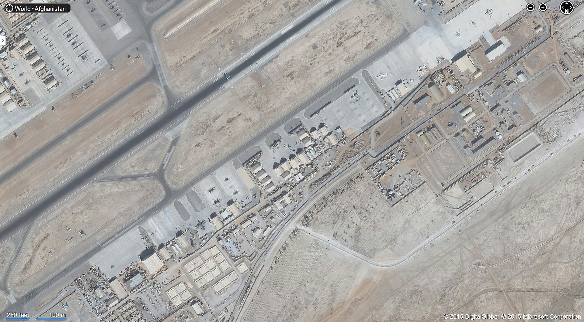 kandahar air base map