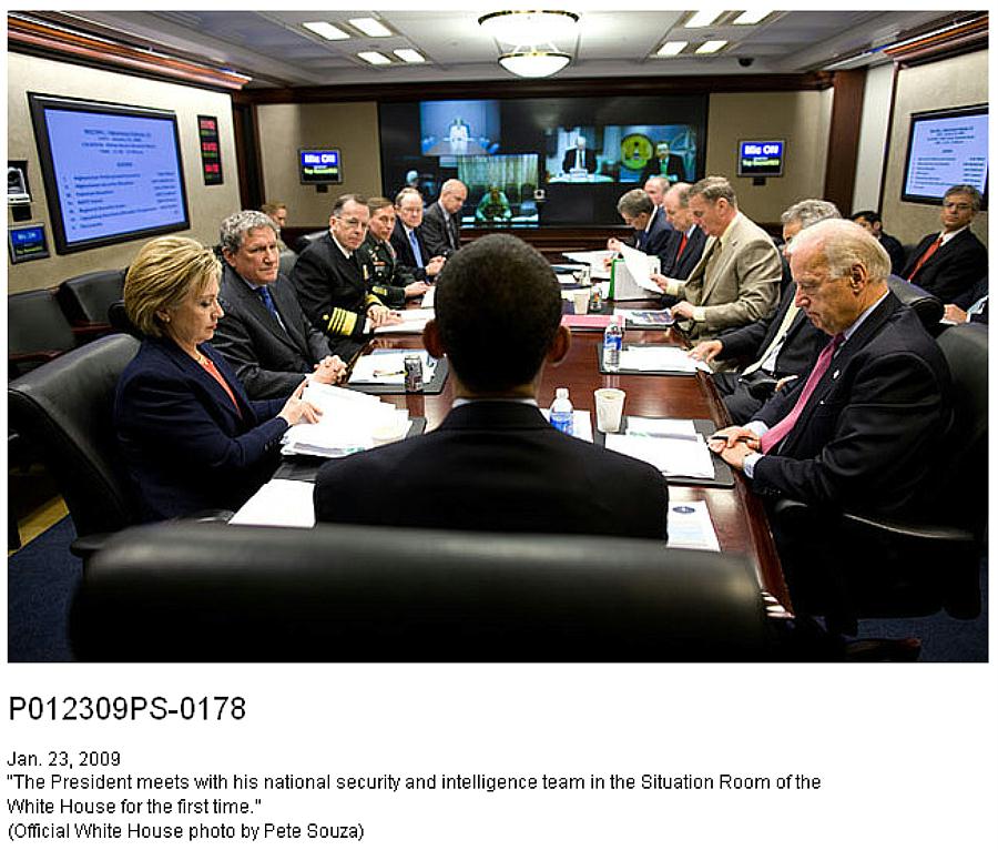 White House Situation Room Photo Campaign
