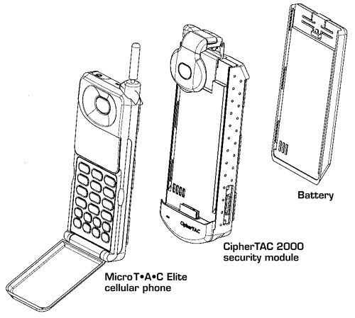 CipherTAC 2000 Cellular Phone